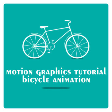 Motion graphics bicycle