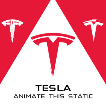Tesla logo animation