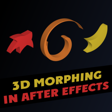 3D morphing in After Effects