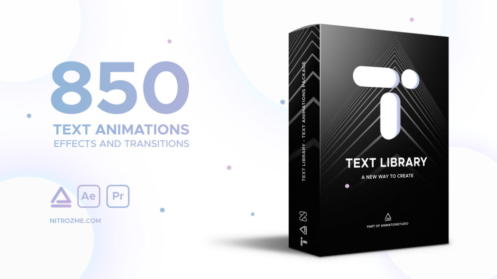 text library after effects