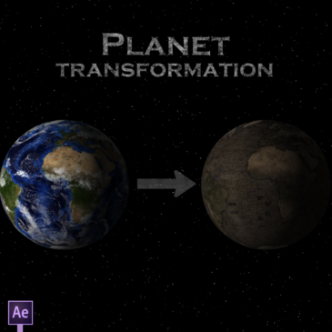 Planet transformation in After Effects