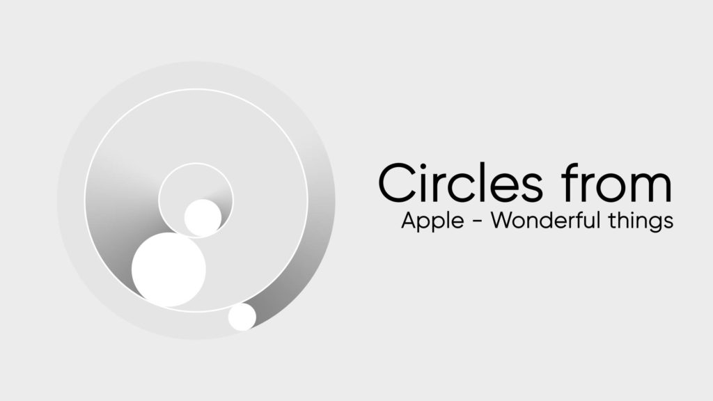 apple animation circles