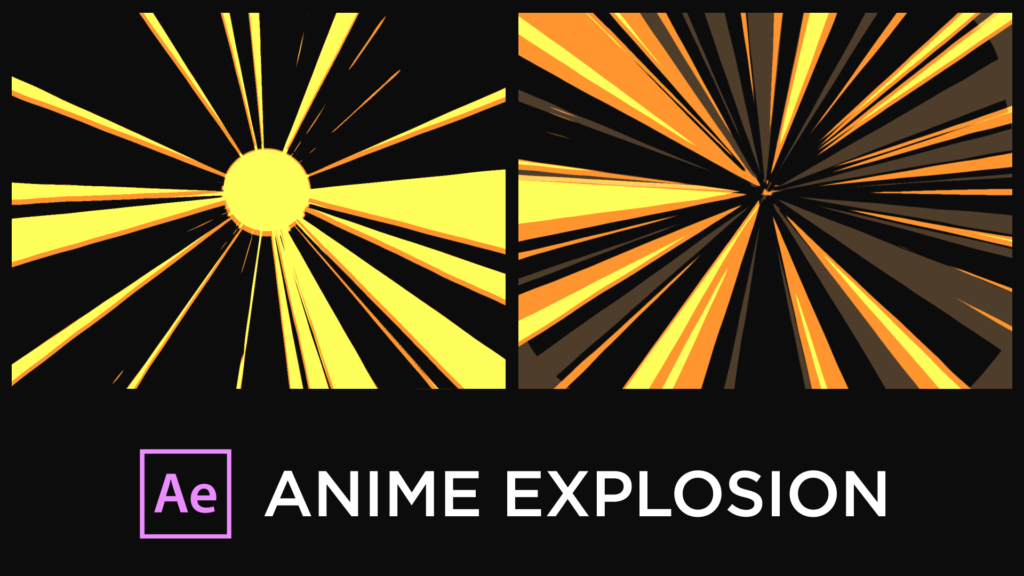 Anime explosion in after effects