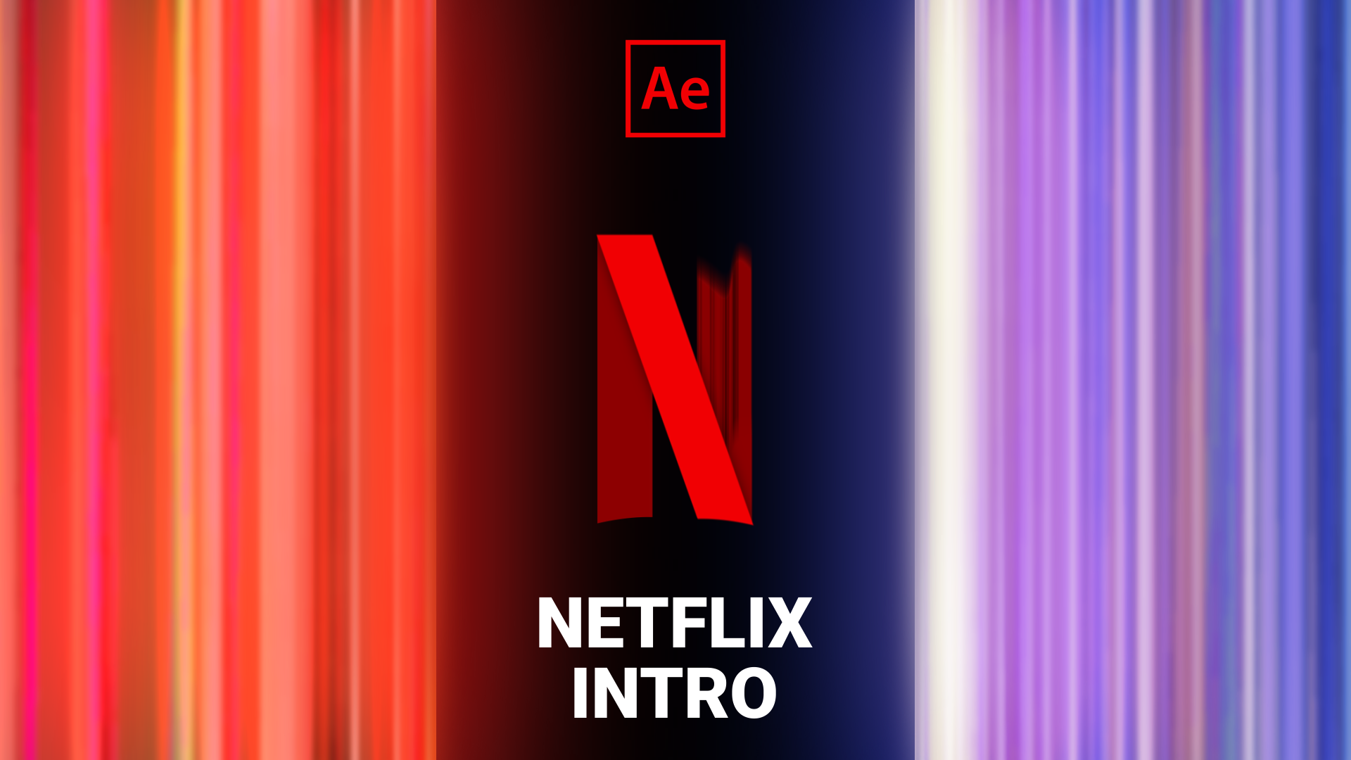 Netflix intro in After Effects
