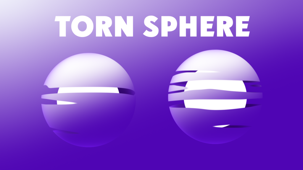 Torn sphere After Effects tutorials