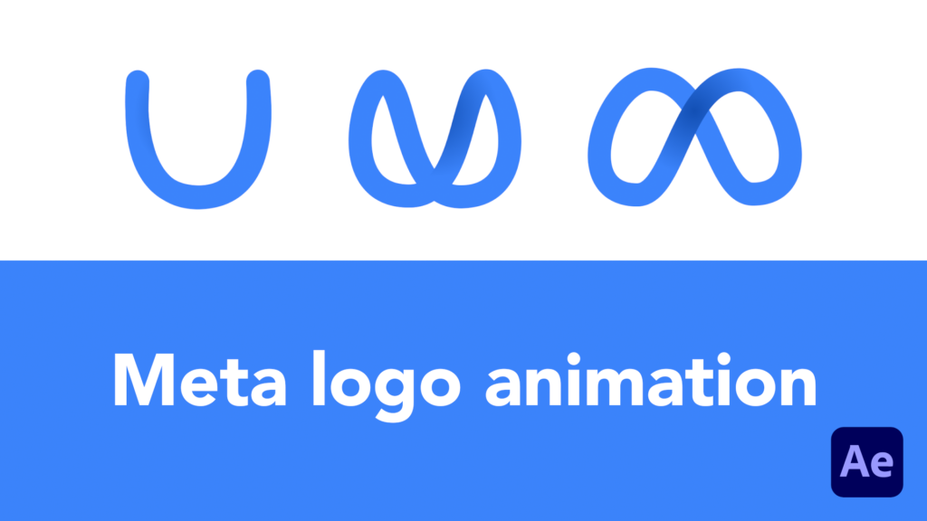 Meta logo animation